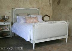 Antique White Bed