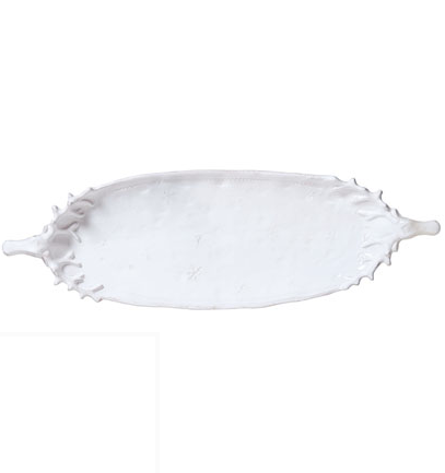 Picture of Bellezza Holiday White Reindeer Oval Platter