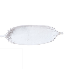 Bellezza Holiday White Reindeer Oval Platter
