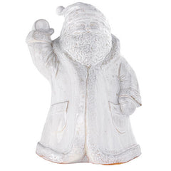 Bellezza White Large Santa Centerpiece
