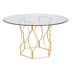 Abigail Gold Dining Table
