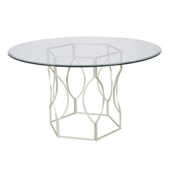 Abigail Silver Leaf Dining Table
