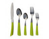 Calla 5-piece flatware set with caddy