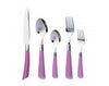 Calla 5-piece flatware set with caddy