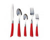 Calla 5-piece flatware set with caddy