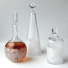 Cross Hatch Decanter