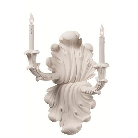 Picture of Gemini Chalk White Sconce, Left