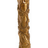 Mandarin Antiqued Gold Leaf Floor Lamp