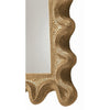 Baroque Antiqued Gold Leaf Plain Mirror