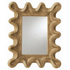 Baroque Antiqued Gold Leaf Plain Mirror