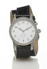 Stainless Steel Round Watch with Double Wrap Strap