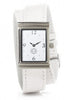 Stainless Steel Rectangular Watch with Double Wrap Strap
