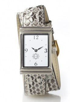 Picture of Stainless Steel Rectangular Watch with Double Wrap Strap
