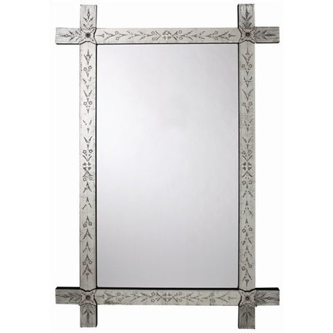 Picture of Winsford Rectangle Hand Etched Venetian Mirror