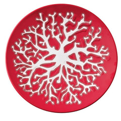 Coral Melamine Salad Plate