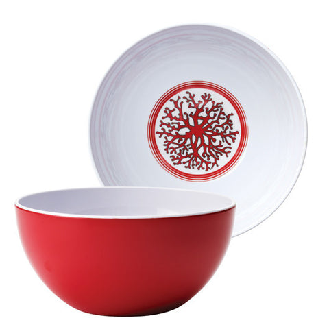Picture of Coral Melamine Cereal Bowl