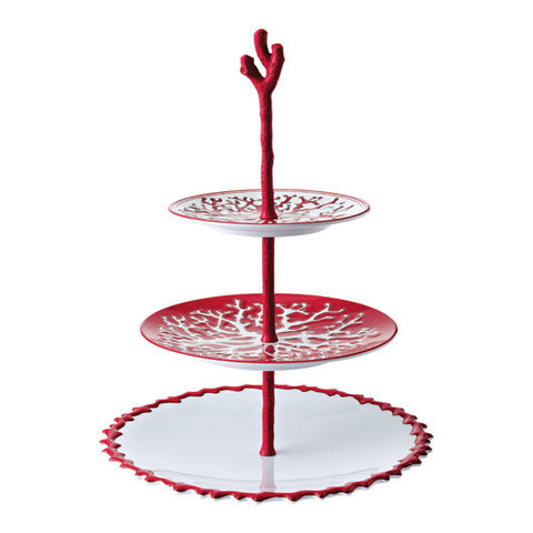 Picture of Coral Melamine Cupcake Stand