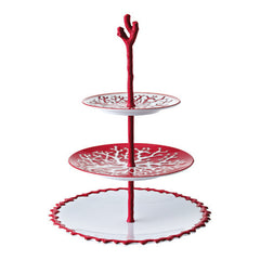 Coral Melamine Cupcake Stand