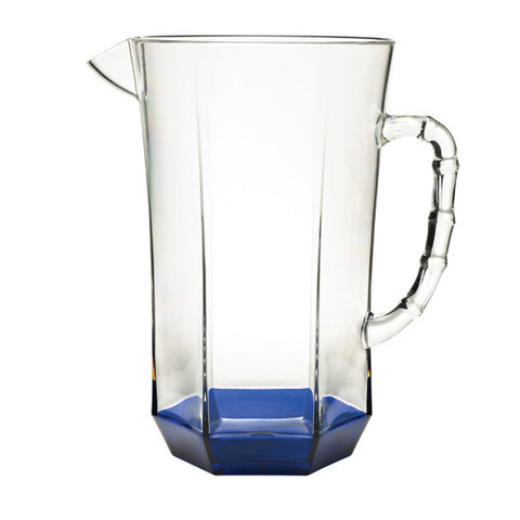 Picture of Faceted Pitcher - Cobalt