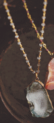 Forest Drusy Necklace