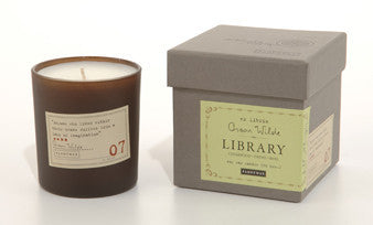 Picture of Library Candle - Oscar Wilde