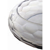 Ice Faceted Etched/Polished Glass Bowl