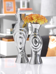 Westside Polished Aluminum Vase