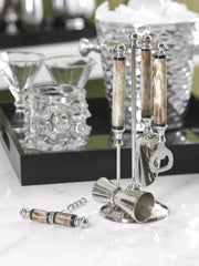 Five Piece Bone Handle Bar Tool Set