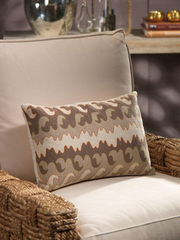 Picture of Wave Cotton Throw Pillow