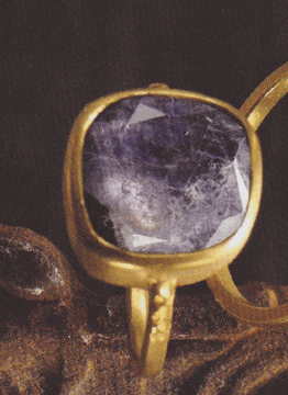 Picture of Lolite Rose Cut Ring