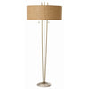 Jenson Vintage Brass/Snow Marble Floor Lamp