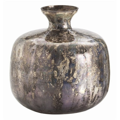 Picture of Marbled Mercury Round Glass Vase