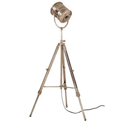 Monahan Adjustable Tripod Antique Silver Lamp