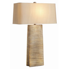 Ravi Scratched Gilt Gold Glaze Porcelain Lamp