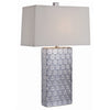 Roanoke Slate Dot Pattern Porcelain Lamp
