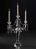 Two Arm Crystal Candelabra