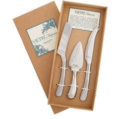 Settimocielo Stainless Steel 3-Piece Cheese Knife Set