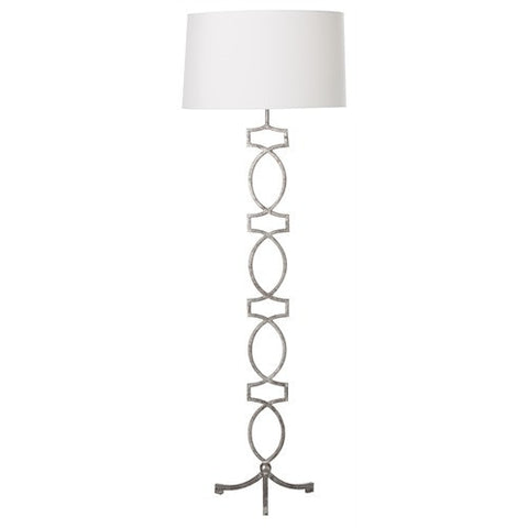 Picture of Cooper Silver Leaf Iron Floor Lamp