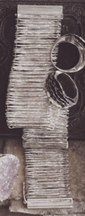 Silver Reed Bracelet