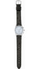 Stainless Steel Round Watch with Single Wrap Strap