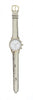 Stainless Steel Round Watch with Single Wrap Strap