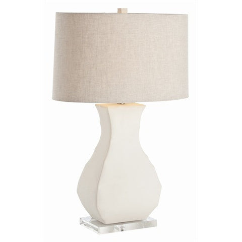 Picture of Tahoma Pinched Edge Porelain/Acrylic Lamp