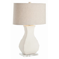 Tahoma Pinched Edge Porelain/Acrylic Lamp