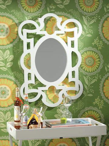 Picture of Zanzibar Wooden Wall Mirror