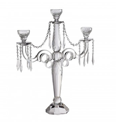 Two Arm Crystal Candelabra