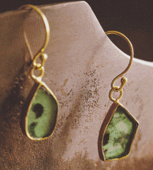 Emerald Slice Earrings